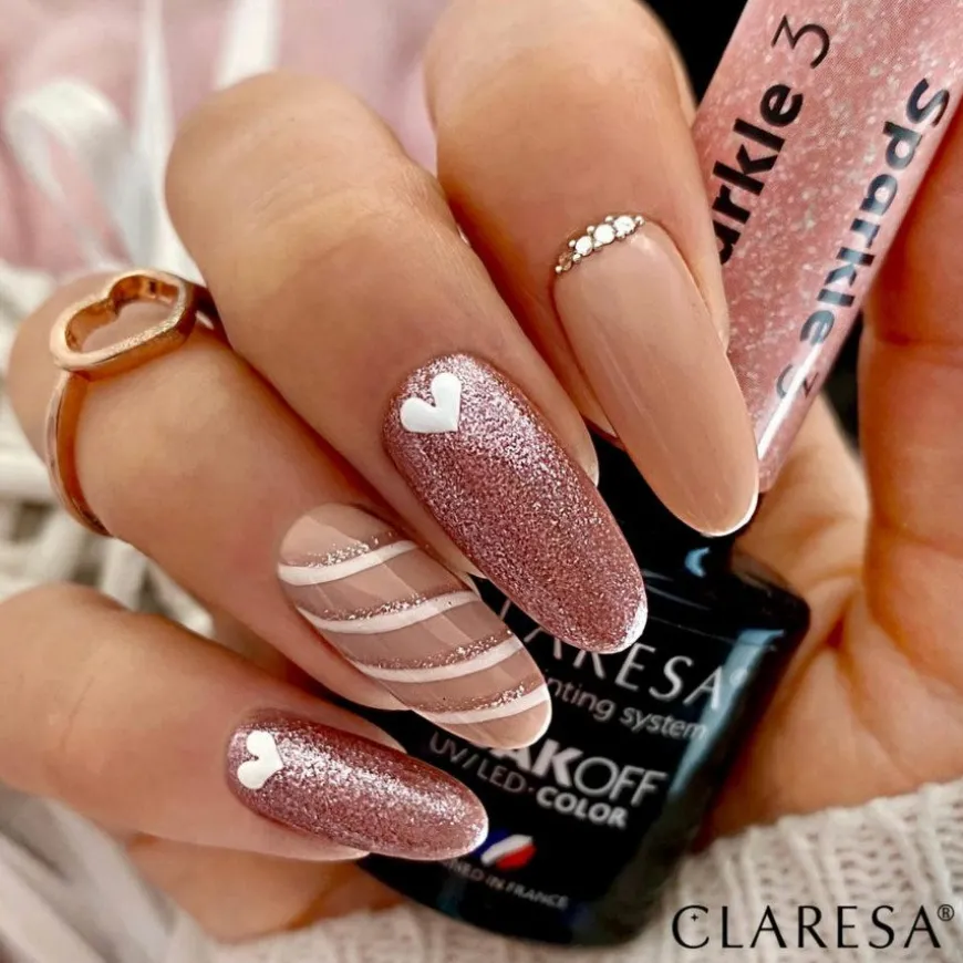 Nail Polish Hybrid Soak Off Sparkle 03 5ml