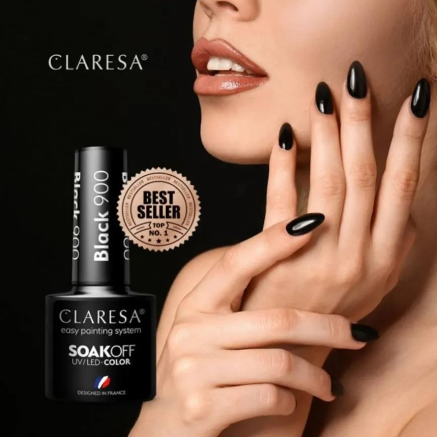 Nail Polish Hybrid Soak Off Black900 5ml