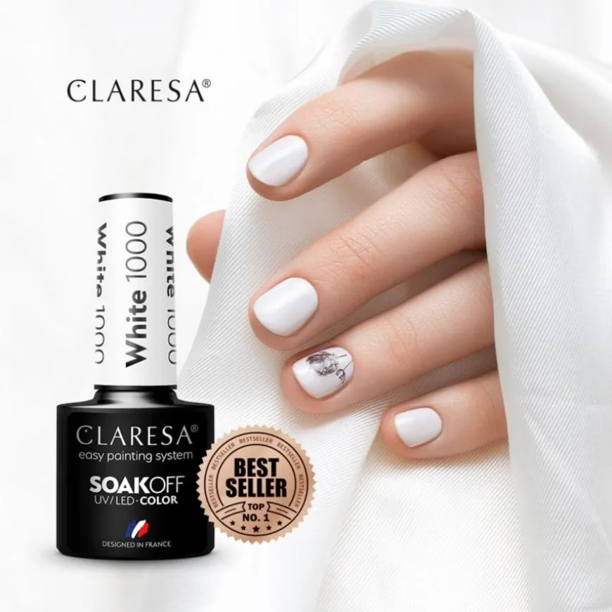 Nail Polish Hybrid Soak Off White1000 5ml