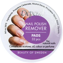 Nail Polish Remover Pads 32pcs