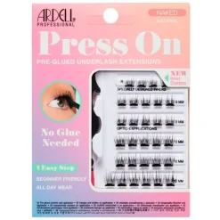 Naked Press On Natural Pre-Glued Underlash Extensions 30pcs