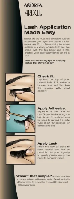 Natural Strip Lashes 120 Demi Black