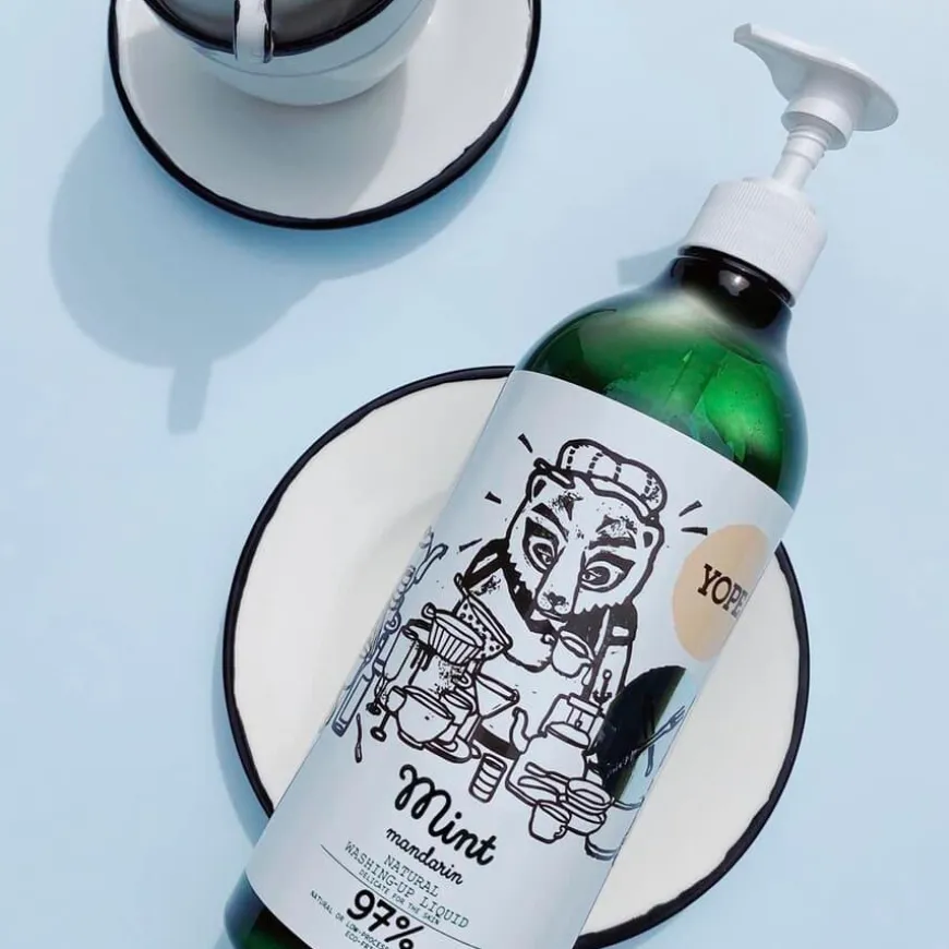 Natural Washing-Up Liquid Mint And Mandarin 750ml