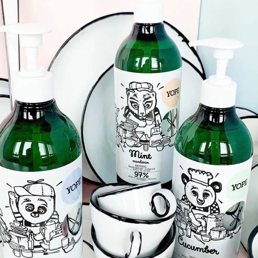 Natural Washing-Up Liquid Mint And Mandarin 750ml