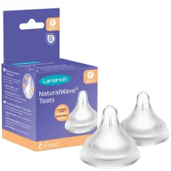 NaturalWave Bottle Nipple Fast Flow 2pcs