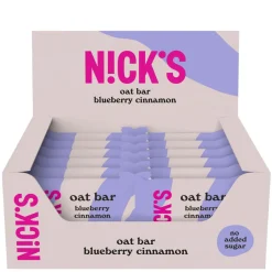 Nick's Oat Bar Blueberry Cinnamon 12 x 35g