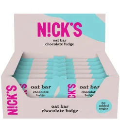 Nick's Oat Bar Chocolate Fudge 12 x 35g