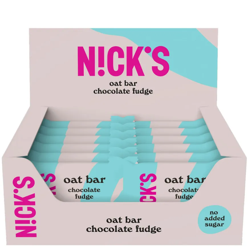 Nick's Oat Bar Chocolate Fudge 12 x 35g