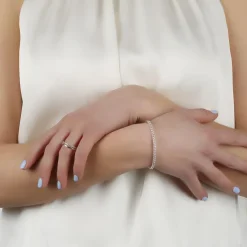 Nisi Double Ring Silver Large