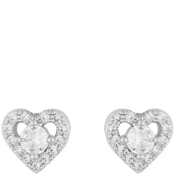 Nisi Heart Small Earring Silver Onesize