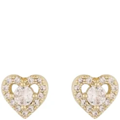 Nisi Heart Small Earring Gold Onesize