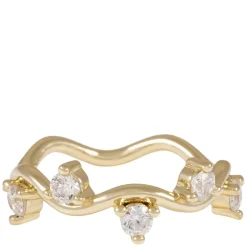 Nisi Irregular Ring Gold Medium