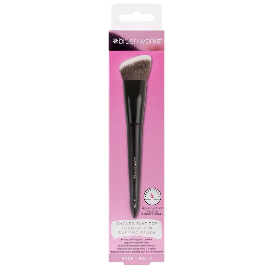No. 9 Angled Flat Top Foundation Buffing Brush