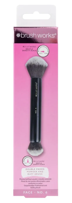 No. 6 Double Ended Powder and Buff Brush