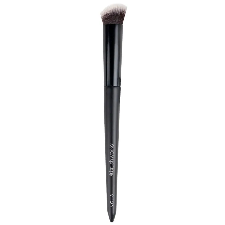 No. 8 Precise Angled Concealer Buffing Brush