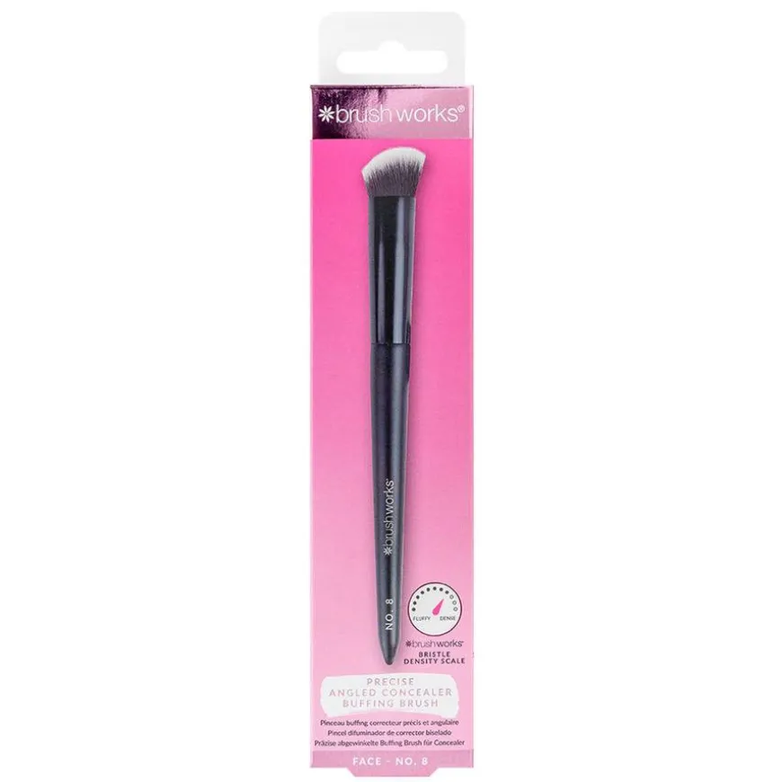 No. 8 Precise Angled Concealer Buffing Brush