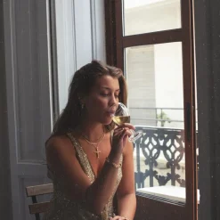 Nori Link Chain Necklace Stainless Steel Gold