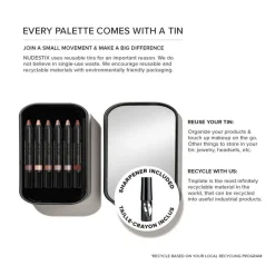 Nude Beach Eye Pencil Palette 6pcs