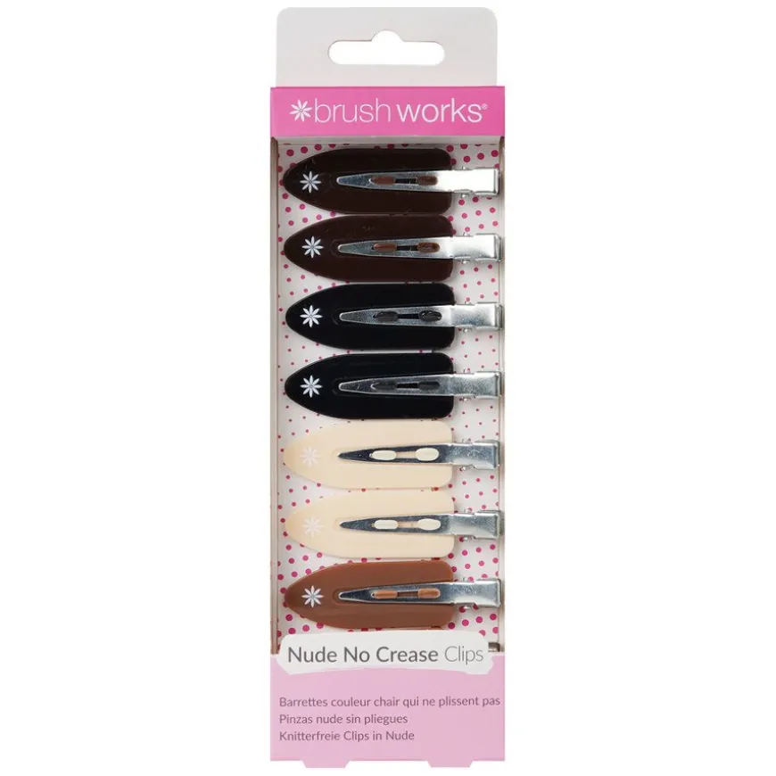 Nude No Crease Hair Clips 8pcs