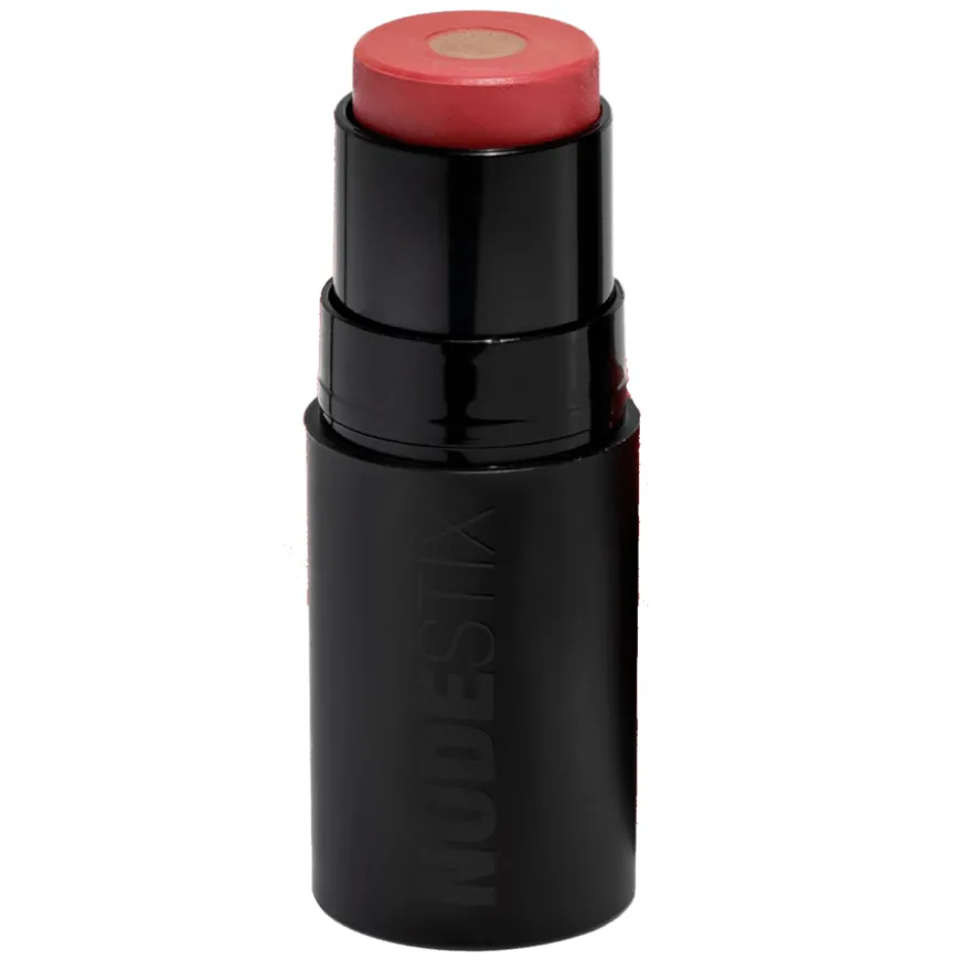 Nudies Matte + Glow Core All Over Face Blush Color Sunset Gold 5g