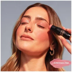 Nudies Matte All Over Face Blush Color Sunkissed Pink 7g