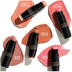 Nudies Matte Lux All Over Face Blush Color Juicy Melons 7g