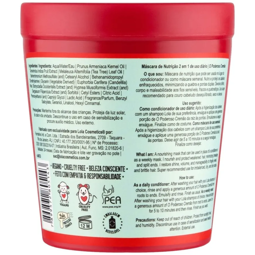 O PODEROSO Cream Mask 230g