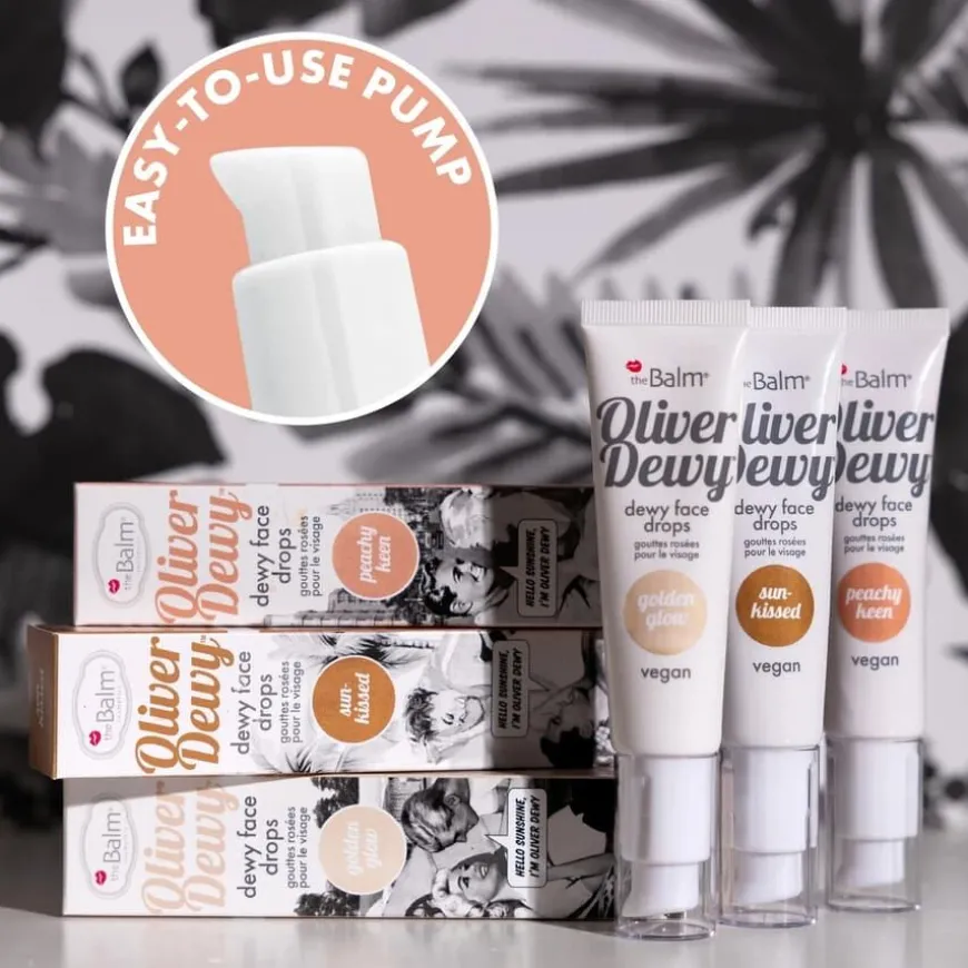 Oliver Dewy Face Drops Peachy Keen 28ml