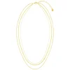 Orelia Fine Chain 3-Row Necklace