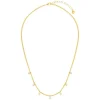 Orelia Multi Crystal Drop Necklace