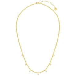 Orelia Multi Crystal Drop Necklace