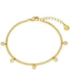 Orelia Multi Crystal Drop Bracelet