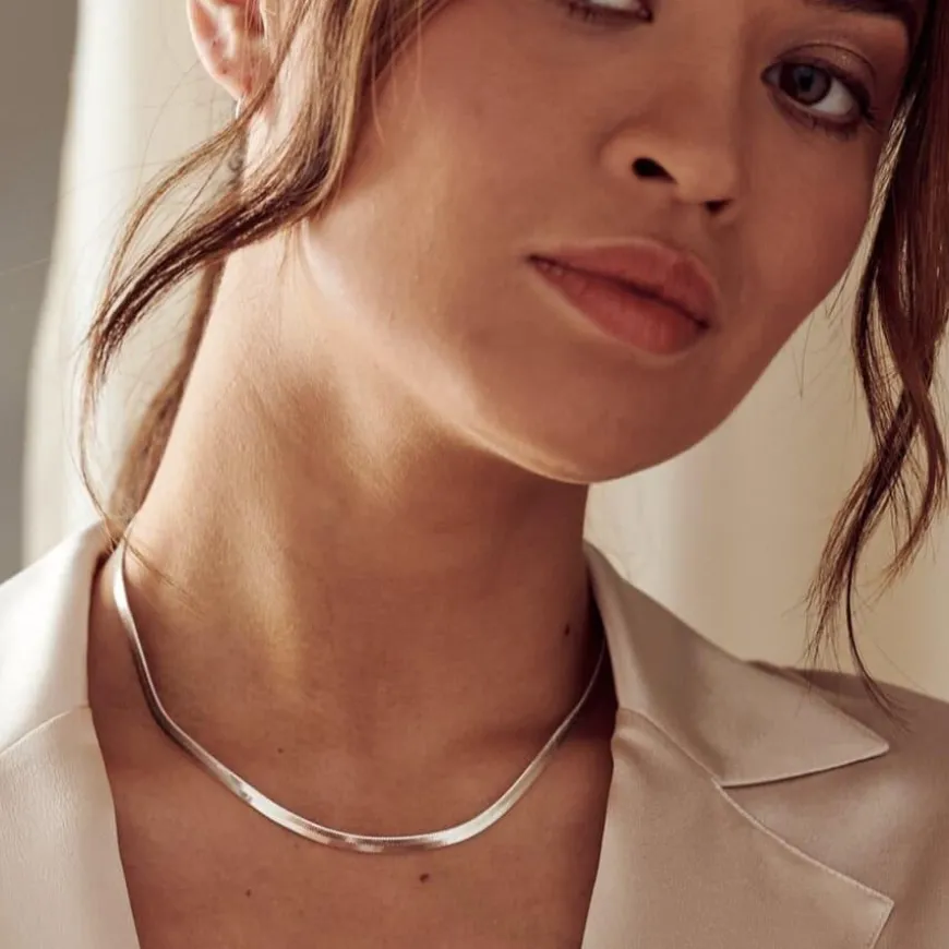 Orelia Snake Chain 15" Necklace