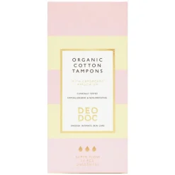 Organic Cotton Tampons with Applicator Super 14pcs