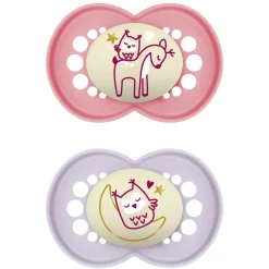 Original Night 6-16m Silicone Pink 2pcs