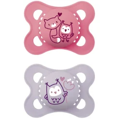 Original Silk Teat Pacifier Pink 0-6mnd