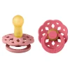 Pacifier Boheme Latex Dusty Pink/Coral Size 2 2pcs