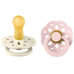 Pacifier Boheme Latex Ivory/Blossom Size 2 2pcs
