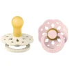 Pacifier Boheme Latex Ivory/Blossom Size 1 2pcs