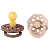 Pacifier Boheme Latex Woodchuck/Blush Size 1 2pcs