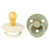 Pacifier Colour Latex Ivory/Sage Size 1 2pcs