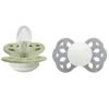 Pacifier Infinity Symmetrical Silicone Sage Glow/Cloud Glow Size 1 2pcs