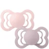 Pacifier Supreme 2 PACK Silicone Size 1 Blossom/Dusky Lilac
