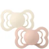 Pacifier Supreme 2 PACK Silicone Size 2 Ivory/Blush