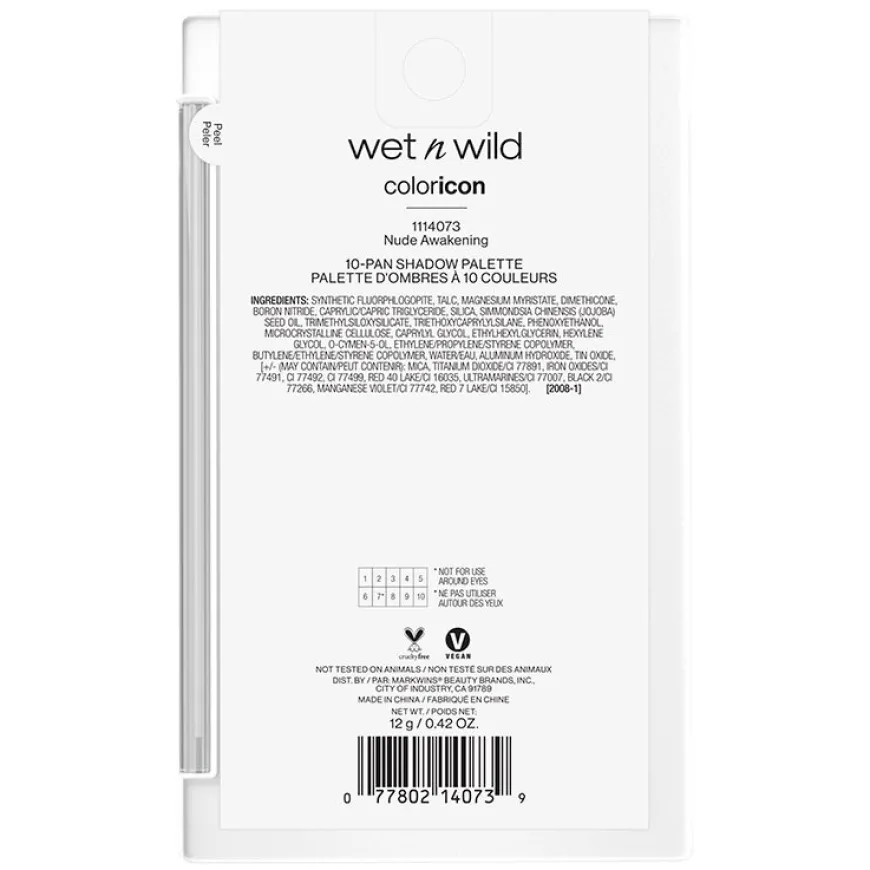 10-Pan Palette Nude Awakening 1g