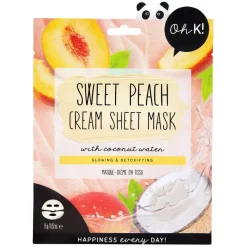 Peach & Coconut Water Cream Sheet Mask 15g