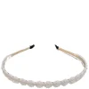 Pearl Hair Band Floral White