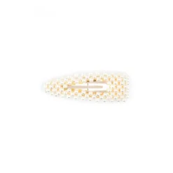 Pearl Hair Clip Small White