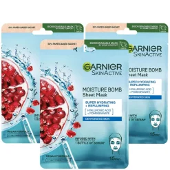 Pomegranate Sheet Mask Trio 3x28g