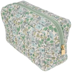 Pouch Square MW Liberty Poppy And Daisy Teal